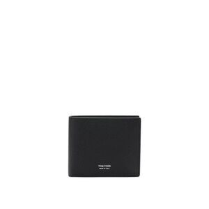 TOM FORD Men's Calfskin Leather Card Holder Men BLACK Leather Goods